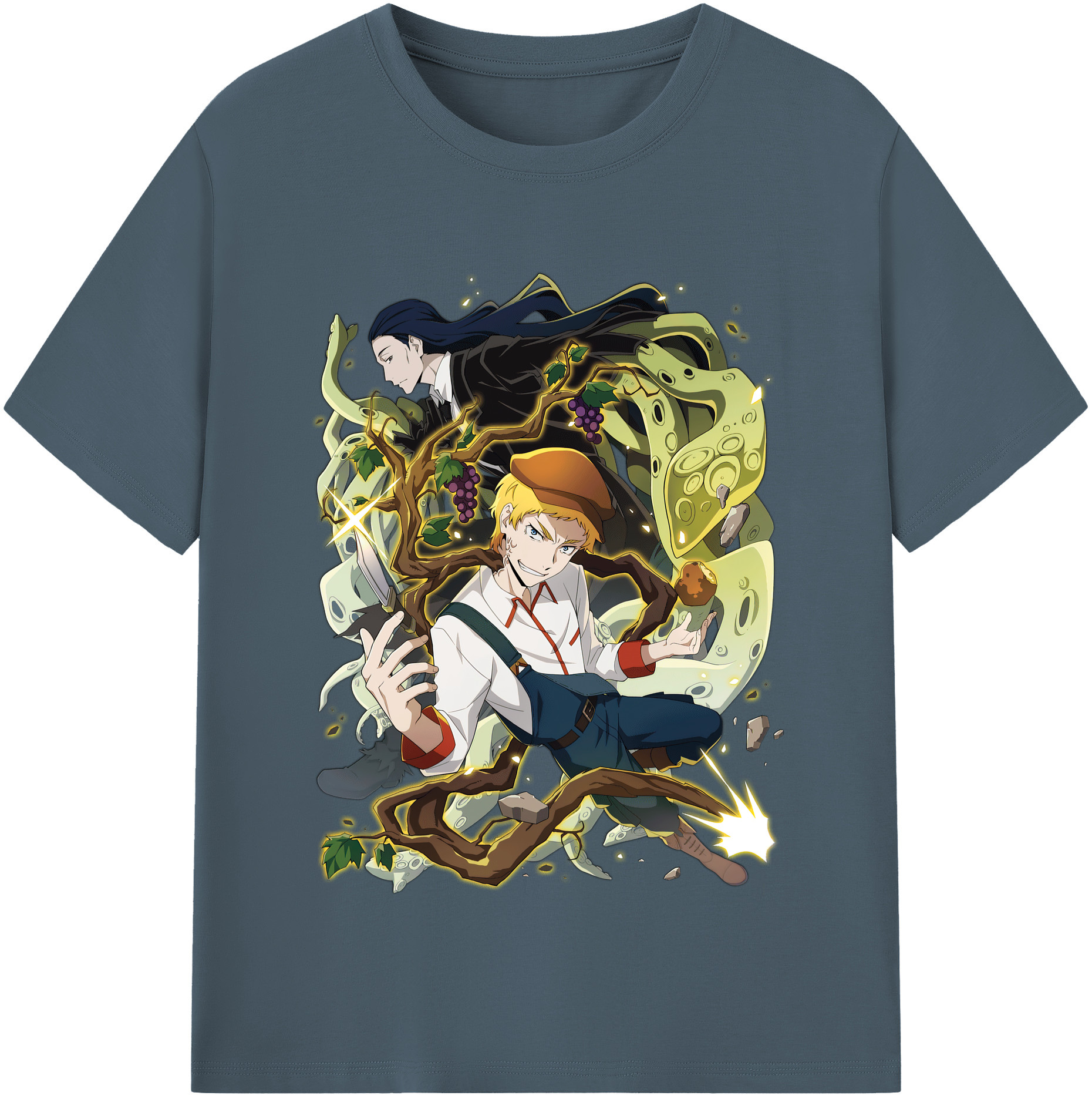 （画像用） 文豪ストレイドッグス Bungo Stray Dogs 綿100％半袖Tシャツ（フロントプリント）